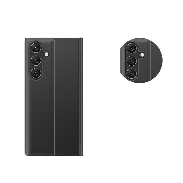 Fodral med flik och stativ för Xiaomi Redmi 11A / Poco C55 / Redmi 12C New Sleep Case svart