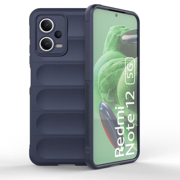 Joustava suojakuori Xiaomi Redmi Note 12 5G / Poco X5 5G Magic Shield Case Siniselle