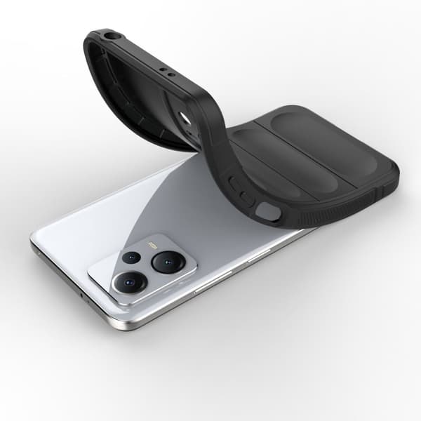 Flexibelt skal för Xiaomi Redmi Note 12 5G / Poco X5 5G Magic Shield Fodral Svart
