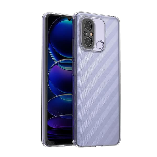 Ultratyndt cover 0,5 mm til Xiaomi Xiaomi Redmi 11A / Poco C55 / Redmi 12C Ultra Clear Transparent