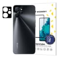 Miniatyrbillede 1 af 5: 9H hærdet glas til kamera til Realme 10 5G / Realme 9i 5G fuldt kameraglas