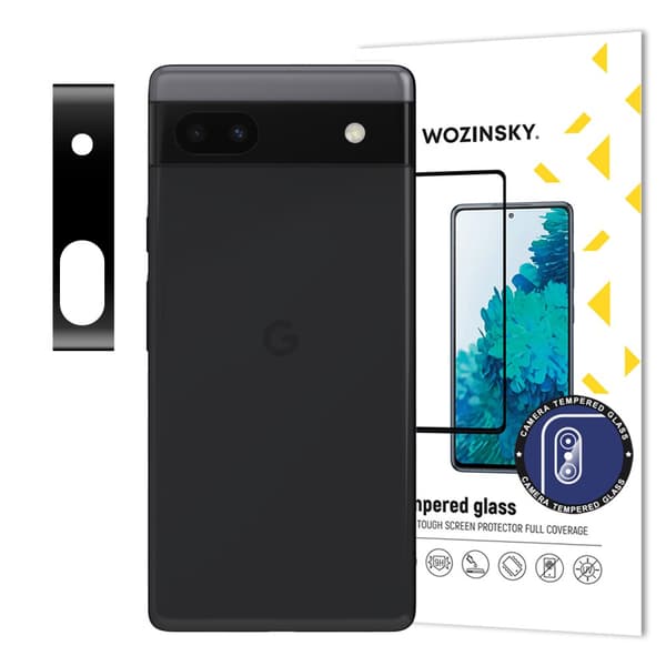 9H karkaistu lasi kameralle Google Pixel 6a Full Camera Glass -kameralle
