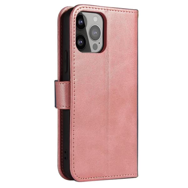 Skydd med flik och plånbok till Xiaomi Redmi Note 12 Magnetfodral, rosa