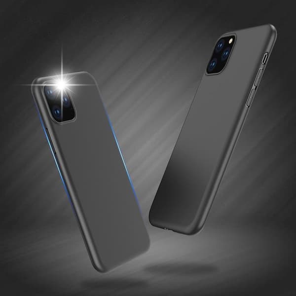 Fleksibelt gel cover til iPhone 15 Soft Cover, sort