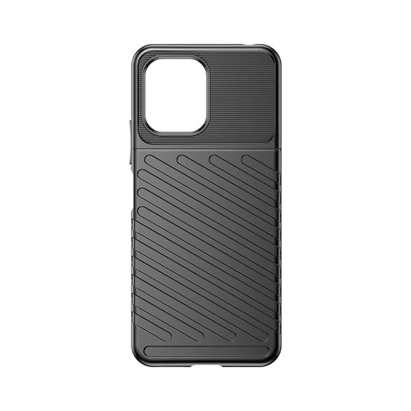 Pansret fleksibelt cover til Xiaomi Redmi 12 Thunder Case, sort