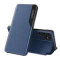 Pikkukuva 1 / 3: Kansi Samsung S24 Ultralle läpällä ja Eco Leather View Case sinisellä jalustalla