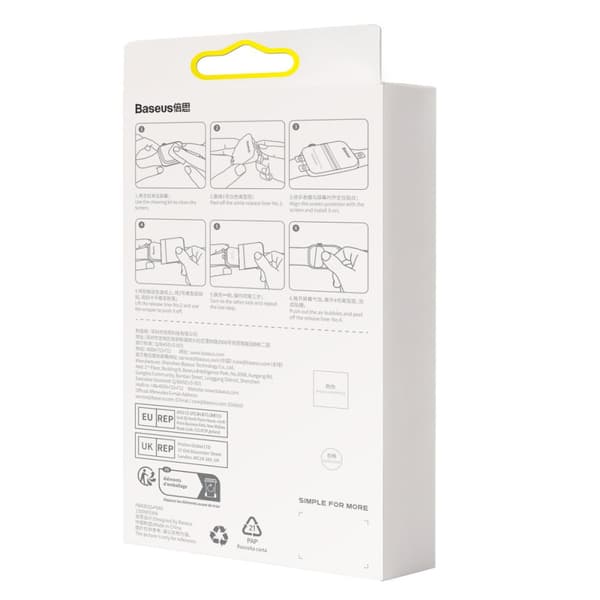 2x NanoCrystal skyddsfolie för Apple Watch 7/8/9 45mm + monteringssats, transparent
