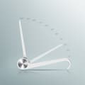 Miniatyrbillede 6 af 6: Justerbar bordstand til telefon, tablet, hvid