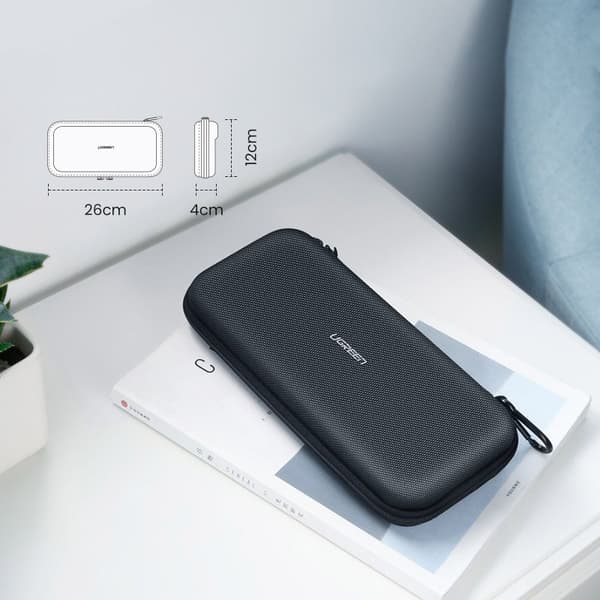 Æske til Nintendo Switch og tilbehør 26x12x4cm sort