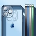 Pikkukuva 3 / 6: Suojakuori iPhone 13 Prolle, kotelo hopeanvärisellä metallikehyksellä