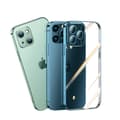Pikkukuva 2 / 6: Suojakuori iPhone 13 Prolle, kotelo hopeanvärisellä metallikehyksellä