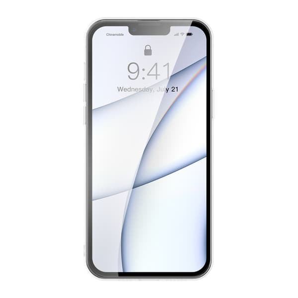 Cover til iPhone 13 Pro Max, stift kabinet med transparent gelramme
