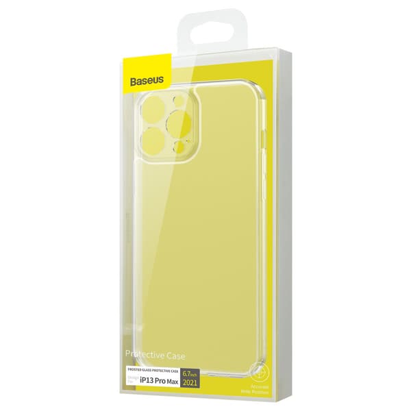 Cover til iPhone 13 Pro Max, stift kabinet med transparent gelramme