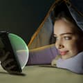 Miniatyrbillede 4 af 6: Grønt hærdet glas til iPhone 14 Pro med Anti Blue Light-filter til hele Knight-skærmen