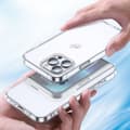 Miniatyrbild 3 av 6: Flexibelt fodral för iPhone 14 Pro hållbart skal med transparent 14X
