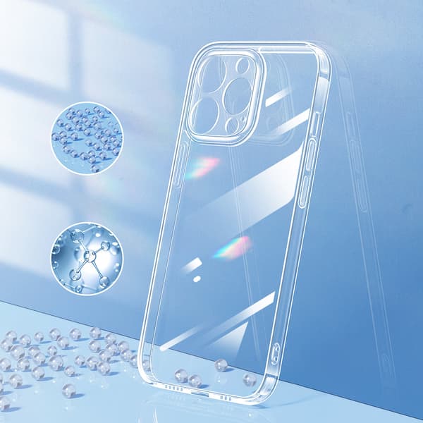 Cover til iPhone 14 Plus, slidstærkt cover, 14D gennemsigtigt hus