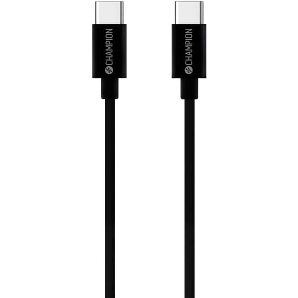 CHAMPION USB-C Kabel 60W 1m Svart