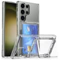 Miniatyrbillede 1 af 4: Bagcover med kortplads og stander til Samsung S24 Ultra