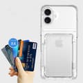 Miniatyrbillede 4 af 4: Bagcover med kortplads og stander til iPhone 16 Plus