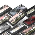 Miniatyrbild 6 av 6: Galaxy S21+ 5G Fusion X Design Ticket band pansarfodral med ram, svart