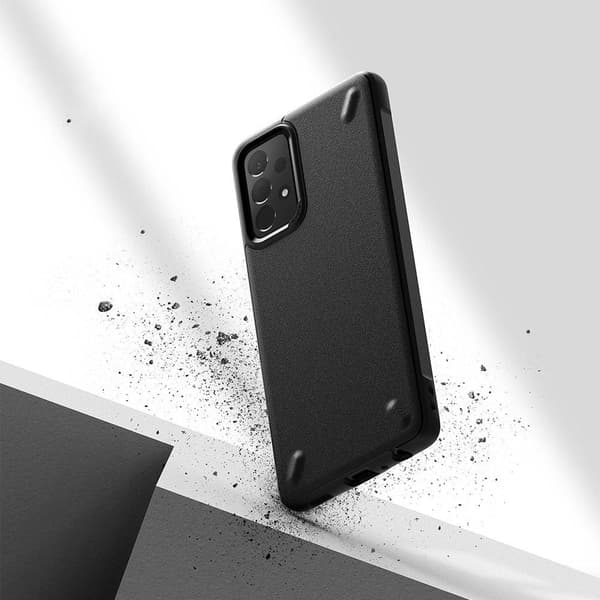 Kestävä, vahvistettu kotelo GALAXY A72 ONYX -puhelimelle, tummansininen