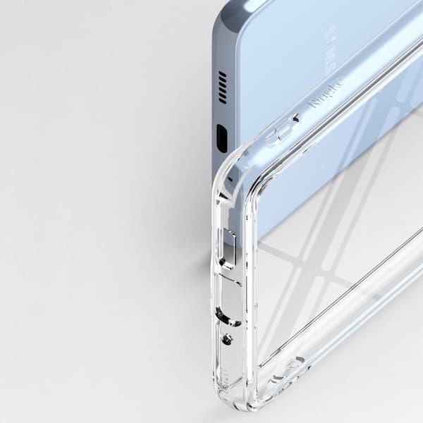 Galaxy A73 Fusion transparent fodral med gelram