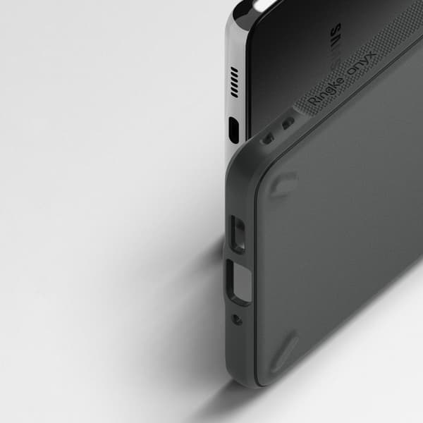 Slitstarkt och flexibelt fodral för Galaxy A73 Onyx grå