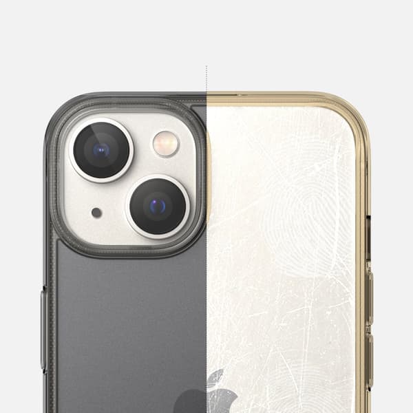 Beskyttende cover til iPhone 14 Plus med gelramme Fusion matgrå