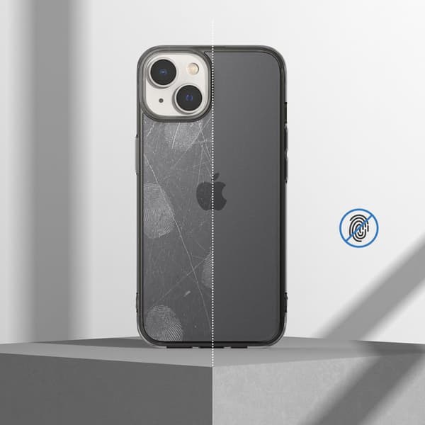 Beskyttende cover til iPhone 14 Plus med gelramme Fusion matgrå