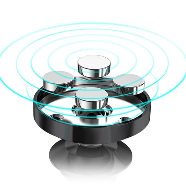 Magnetisk telefonholder til bilgrillen, sort
