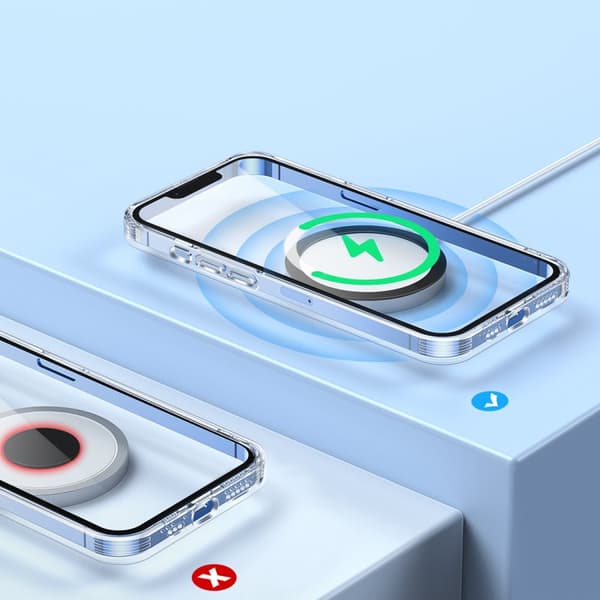 Pink metal magnetring til en smartphone