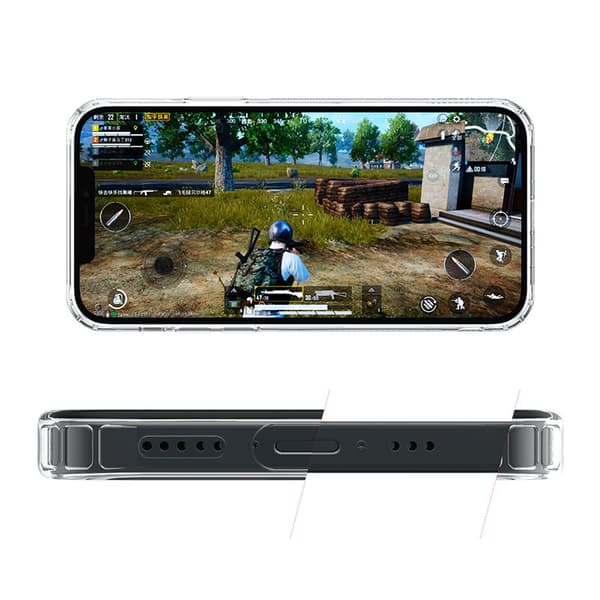 Cover til iPhone 13 Pro, gel cover, gennemsigtig