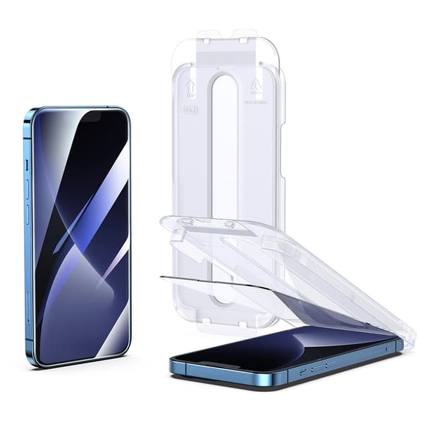 Fuldskærms hærdet glas med monteringsramme til iPhone 14 Plus 6.7''