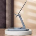 Miniatyrbild 3 av 6: Teleskopstativ, hopfällbart stativ för telefonplatta F5XS, grå