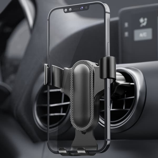 Gravity biltelefonholder til gitteret, sort