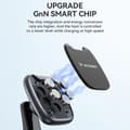 Miniatyrbillede 5 af 6: Magnetisk telefonholder til bilens instrumentbræt, sort