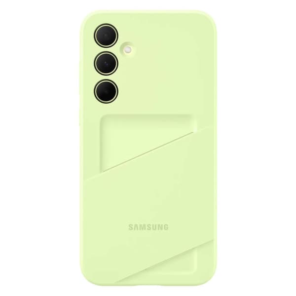 Alkuperäinen korttilaukku korttitaskulla Samsung Galaxy A35:lle, vihreä
