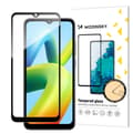 Miniatyrbild 1 av 6: 9H härdat glas för hela Xiaomi Redmi A1+-skärmen med en svart Full Glue-ram