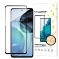 Miniatyrbild 1 av 6: 9H härdat glas för hela skärmen på Motorola Moto G72 med en svart Full Glue ram
