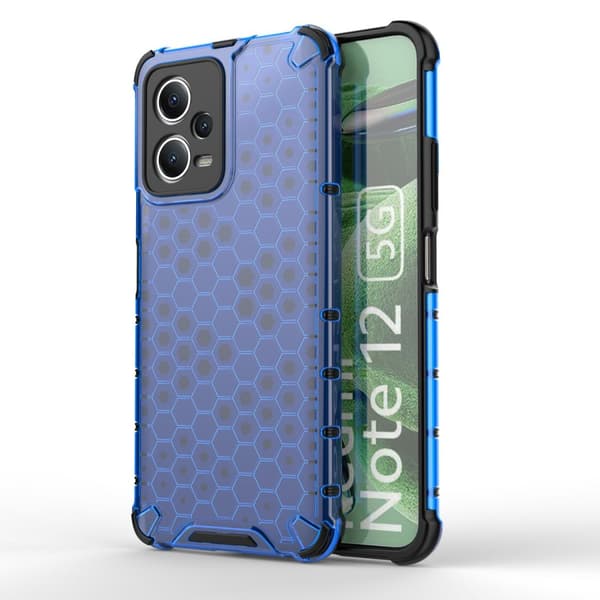 Panssaroitu hybridikotelo Xiaomi Redmi Note 12 5G / Poco X5 5G Honeycomb blue