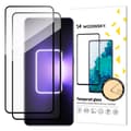 Miniatyrbillede 1 af 6: SÆT 2x 9H fuldskærm af hærdet glas Realme GT Neo 5 / Realme GT3 med sort ramme