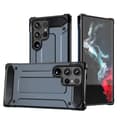Miniatyrbillede 1 af 2: Forstærket pansret cover til Samsung Galaxy S24 Ultra Hybrid Armor, blå