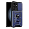 Pikkukuva 1 / 2: Kotelo kameran kannen kanssa Samsung Galaxy S24 Ultra Hybrid Armor Camshield siniselle