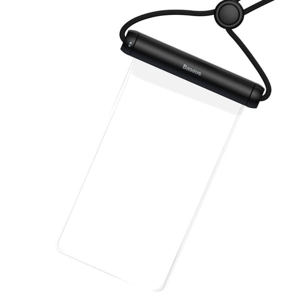 Vandtæt, tætsiddende Slide-cover telefonetui, sort