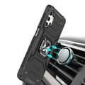 Miniatyrbillede 6 af 6: Pansret cover + magnetisk holder til Samsung Galaxy A13 5G Ring Armor sort
