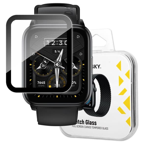 Hybrid skyddsglas för Realme Watch 2 Pro svart