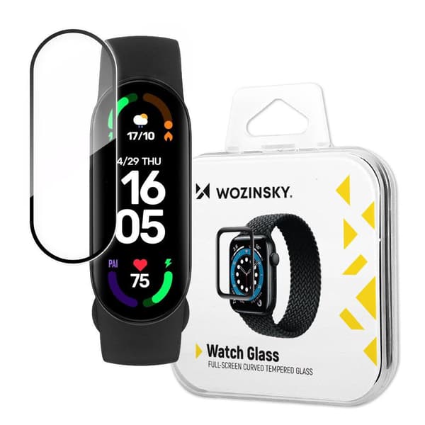 Hybrid beskyttelsesglas til Xiaomi Mi Band 6 sort