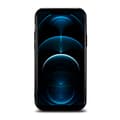 Miniatyrbillede 5 af 6: Cover beklædt med naturligt læder til iPhone 12 Pro Max Læderolievoks sort
