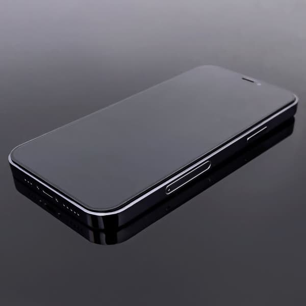 SET 2x koko näytön karkaistu lasi kehyksellä iPhone 15:lle, musta