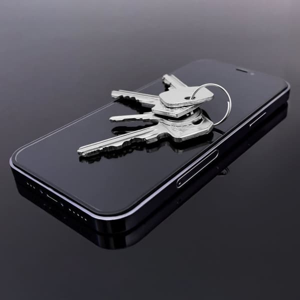 SET 2x koko näytön karkaistu lasi kehyksellä iPhone 15:lle, musta